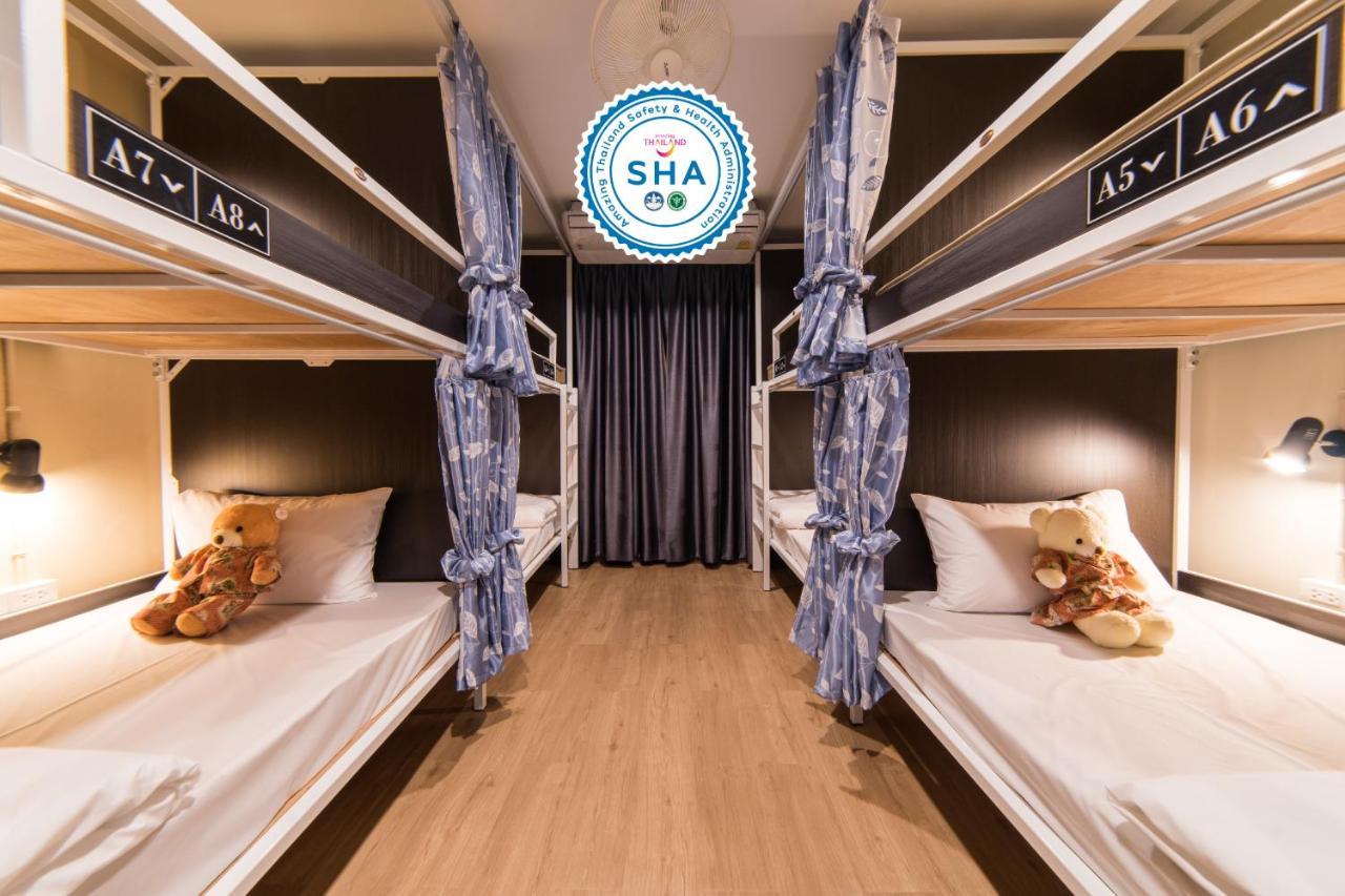Napa Hostel Samrong Station Samut Prakan Bagian luar foto